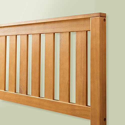 Solid Wood Platform Bed with Headboard, view 5