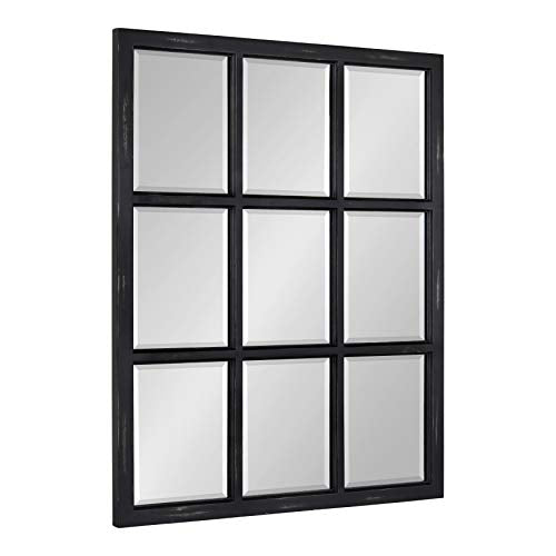 Hogan Windowpane Framed Wall Mirror