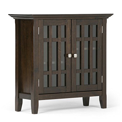 Bedford 32" Wide Solid Wood Cabinet in Brunette Brown, view 3