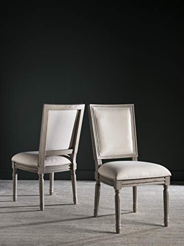 SAFAVIEH Home Collection Buchanan French Brasserie Linen Side Chair