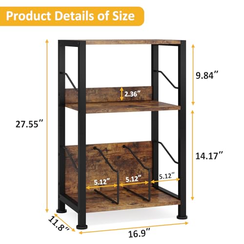 3 Tier Record Player Stand, view 4