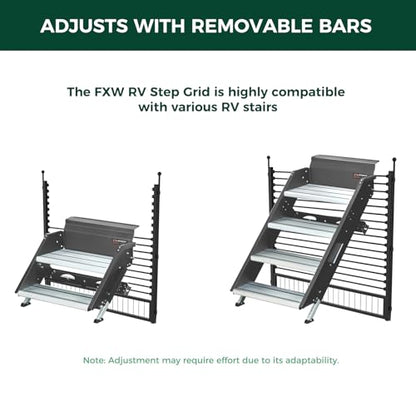 RV Step Grid, Dog Barrier for RV Stairs Up to 32" Wide, Patented, view 6