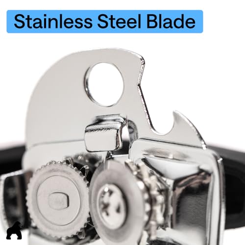 Upgraded Model Stainless Steel Manual Can Opener, Black, view 7