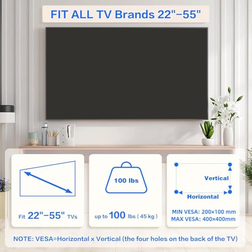 No Drill Drywall TV Mount, view 3