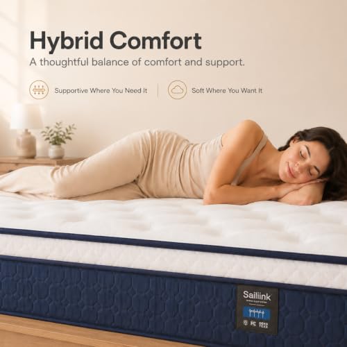 14" Queen Hybrid Mattress in a Box, Luxury Hotel Bed, view 4