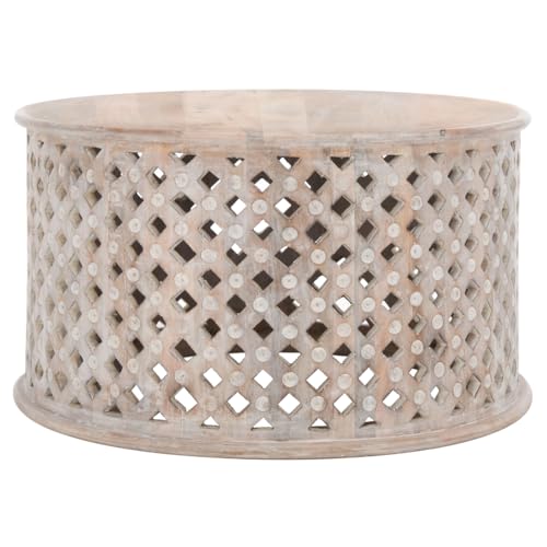 Safavieh Home Collection COF5301 Table, Burnt White