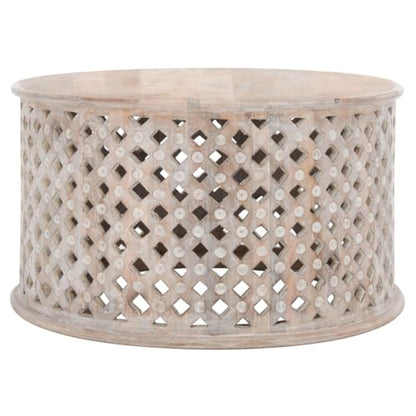 Safavieh Home Collection COF5301 Table, Burnt White