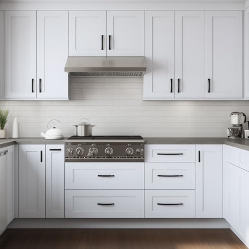 Shaker Style 9” Base Spice Rack Cabinet 1 Door, Soft-Close, Solid Wood Frame with Premium Dovetail Drawer Box – Versatile Storage for Kitchen Essentials (SK-White, 9" W x 24" D x 34.5" H)