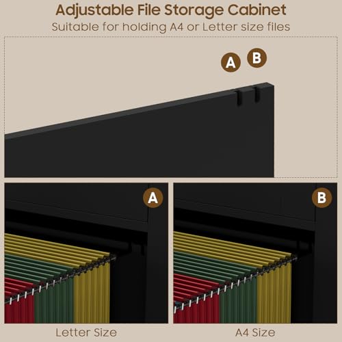 Farmhouse 47" Executive Desk with 4 Drawers, Black, view 4