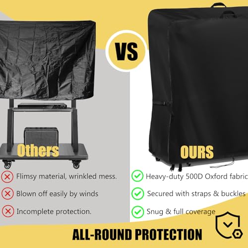 Outdoor TV Cover 50 Inch Weatherproof for 50-55" Outdoor TV Stand, view 5