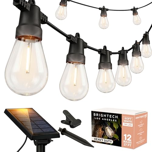 Ambience Pro Solar Powered Outdoor String Lights -27 ft Commercial Grade, view 2