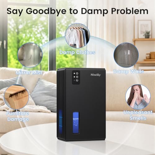 Dehumidifiers for Home, 1000 Sq.Ft Dehumidifier with 95oz Water Tank, view 3