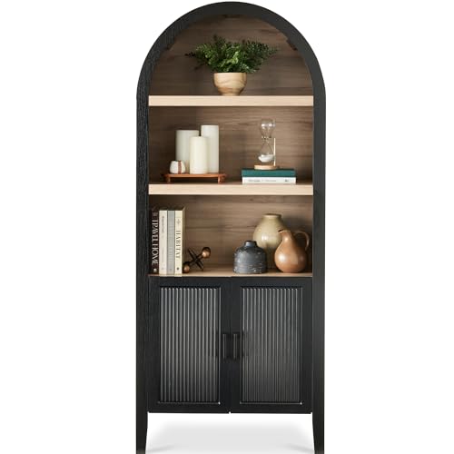 Best Choice Products 72" Tall Arched Pantry Cabinet w/Reeded Doors, view 3