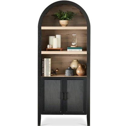 Best Choice Products 72" Tall Arched Pantry Cabinet w/Reeded Doors, view 3