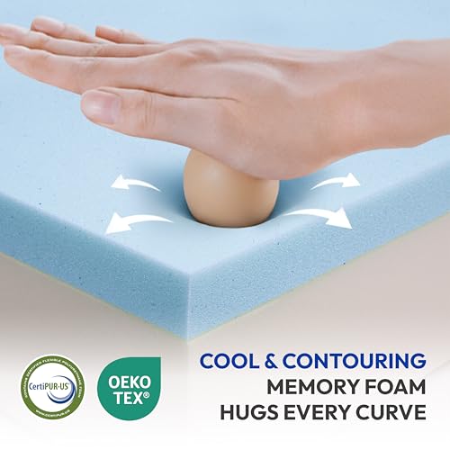 12 Inch King Size Mattress, Firm Gel Memory Foam King Mattress in a Box, view 5