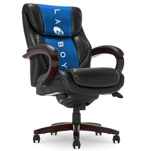 La-Z-Boy Executive Ergonomic Office Chair with Lumar Support, Leather Chair, view 2
