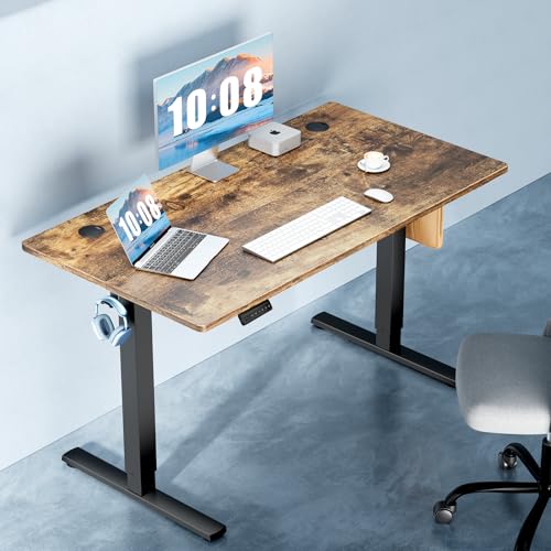 48 Inch Electric Standing Desk, Memory Adjustable Home Office Desk, view 3