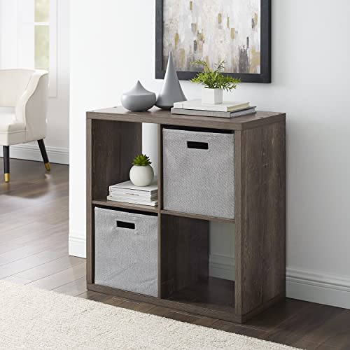 Home Decor Dawes 4 Cabinet Grey Cubby Storage