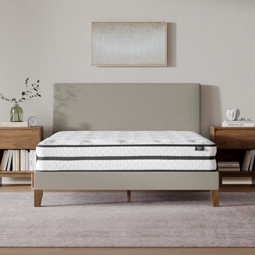 Signature Design by Ashley 10 Inch Full Hybrid Mattress, White, view 2