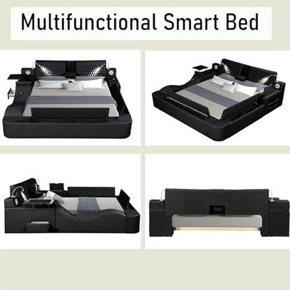 Smart Bed with Massage Recliner Chair, view 4