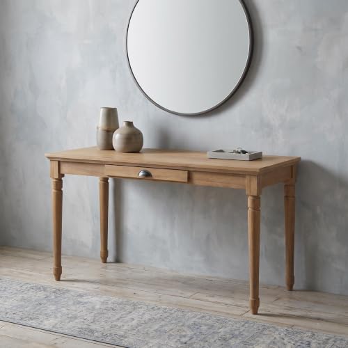 60" Rustic Farmhouse Wood Writing Desk with Storage Drawer, view 8