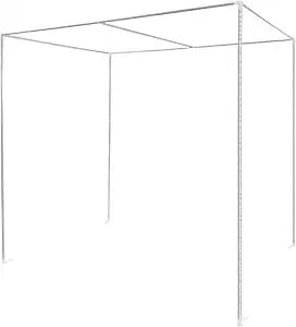Canopy Bed Frame Sturdy Metal Four Corner with Base Feet, view 2