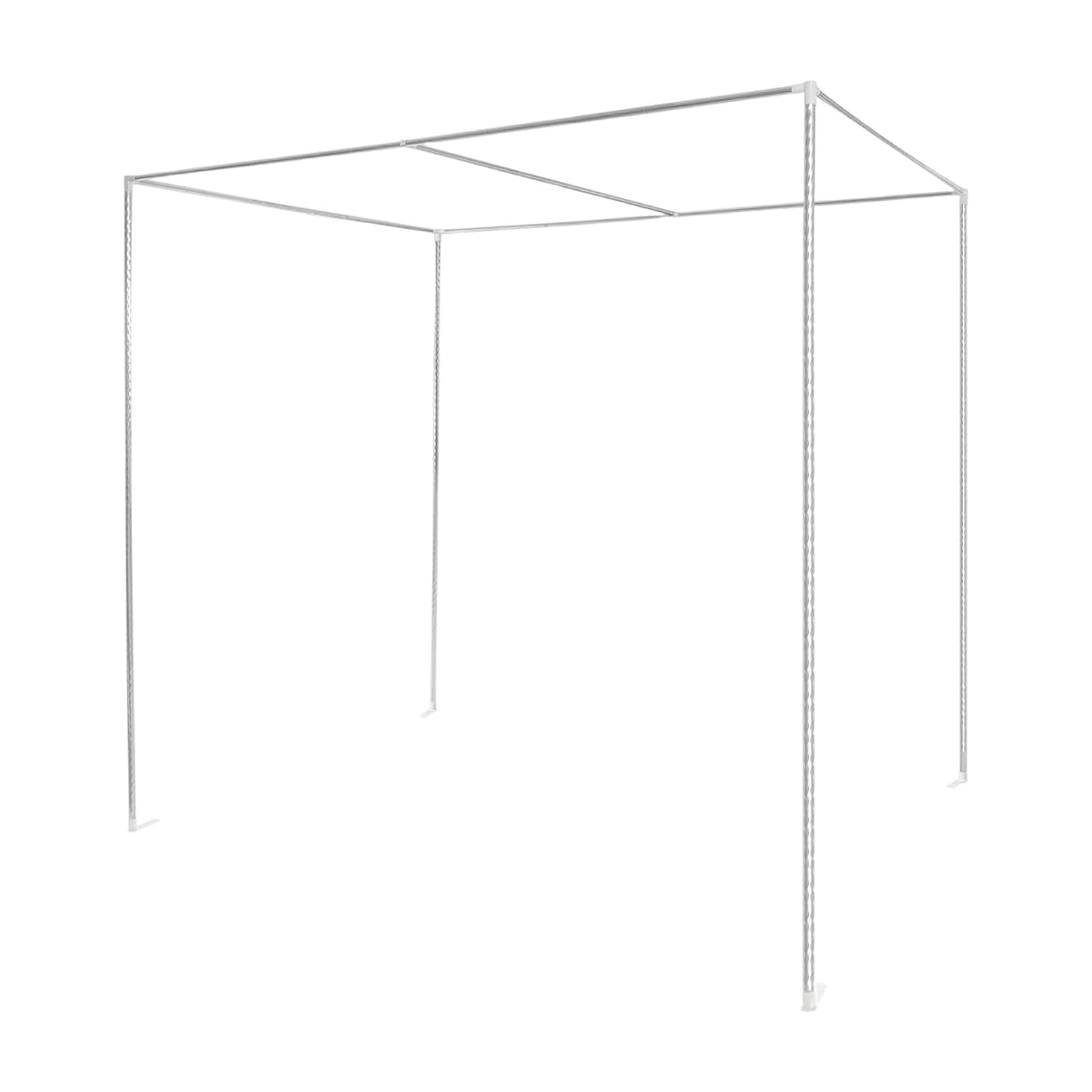 Canopy Bed Frame Post Queen Size, Stainless Steel Poles for Bedroom Decor