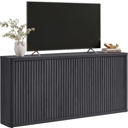 65" TV Stands for Living Room Bedroom Tall TV Console with Storage, view 2