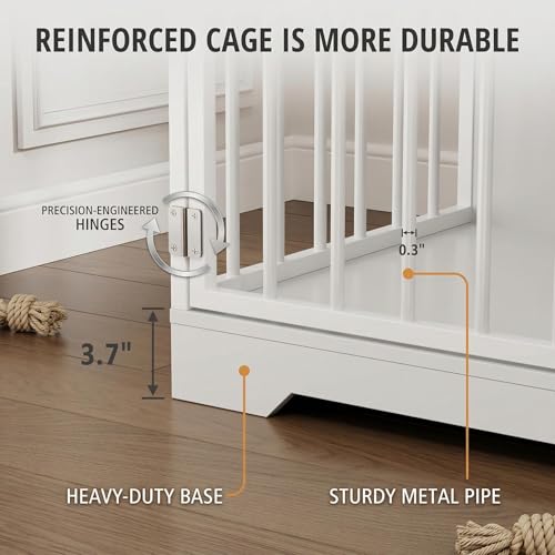 Dog Crate, Heavy Duty Dog Crate Furniture Console Table, view 6