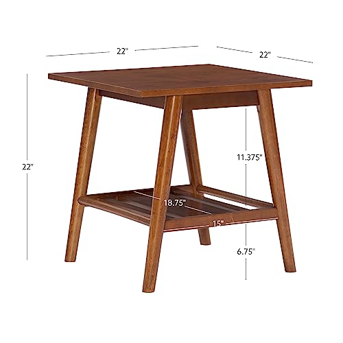 Melissa Mid-Century Walnut End Table