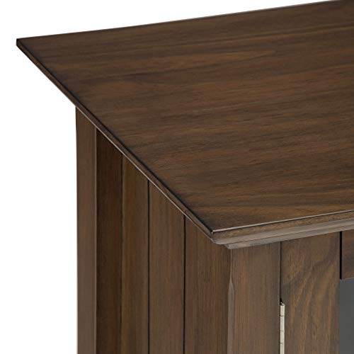 Bedford 39" Wide Solid Wood Cabinet in Brunette Brown, view 6