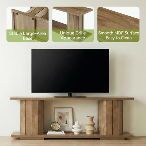 Farmhouse Wooden TV Stand for 60/65/70 Inch TVs, view 7