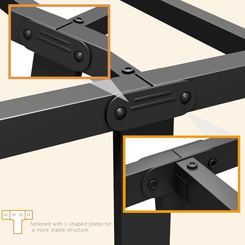 Metal Bed Frame, 14Inch Full Bed Frame with Headboard, view 7