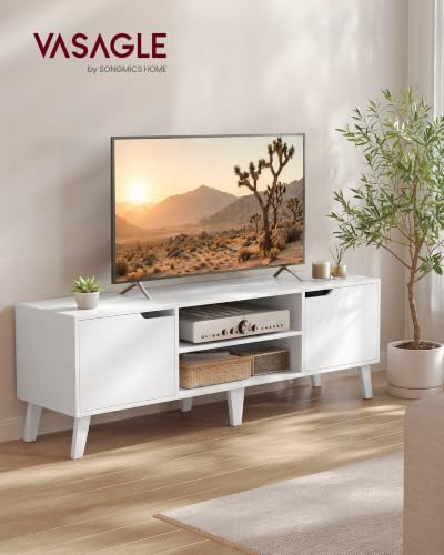 TV Stand for 65'' TV, Entertainment Center with Adjustable Shelf, view 3