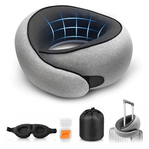 G-Shape Memory Foam Travel Pillow, Neck Pillow, view 2