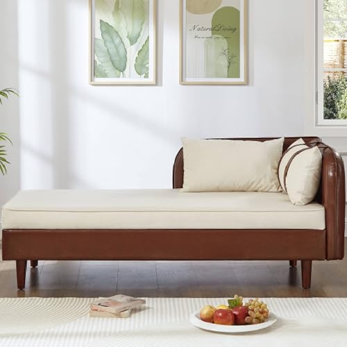 PU Leather Chaise Lounge Chair Indoor, view 8