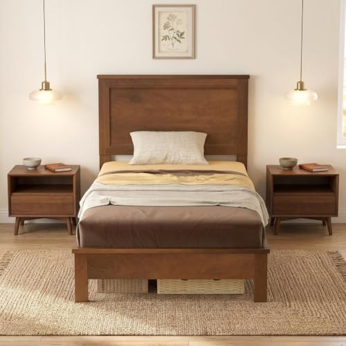 Wood Bed Frames with Headboard, view 4