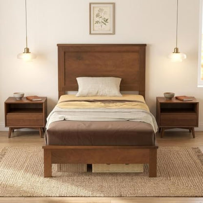 Wood Bed Frames with Headboard, view 4