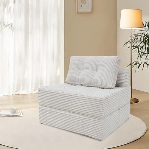 Memory Foam Folding Sofa Bed, Versatile Convertible Sleeper Chair