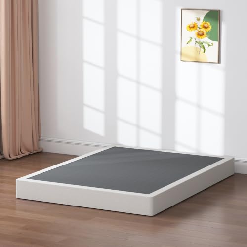 Queen Box Spring 7 Inch Metal Frame Mattress Foundation Bed Base, view 2