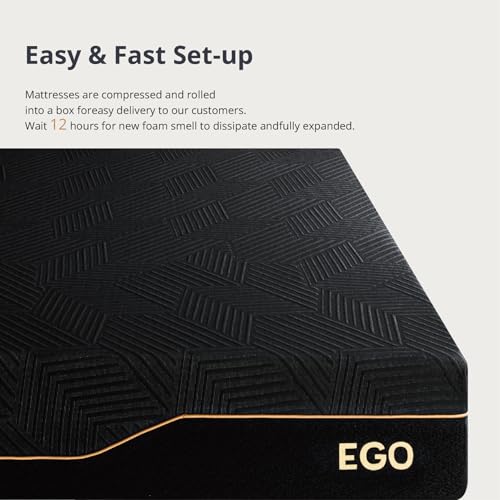 EGOHOME Queen 14 inch Memory Foam Mattress for Back Pain Relief Medium Firm, view 7