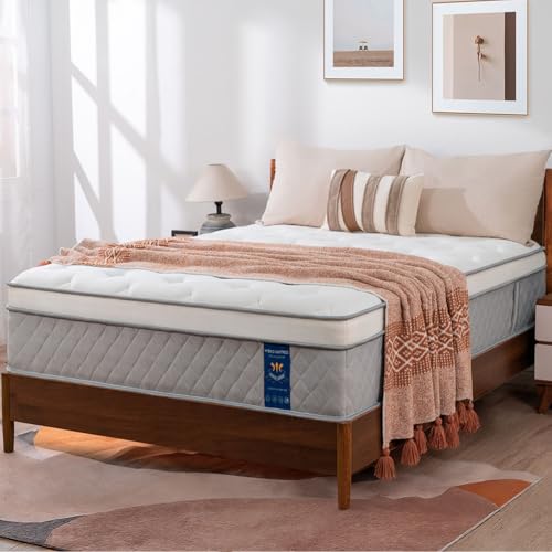 Full Mattress 12 Inch Plush Mattress in a Box Hybrid Memory Foam, view 2
