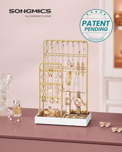 Jewelry Holder, Display Stand, Metal Frame, Velvet Tray, view 5