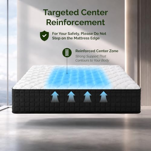 Full Size 12 Inch Hybrid Innerspring Mattress, view 8