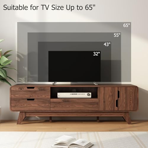 Mid Century Modern TV Stand for 65 Inch TV, view 7