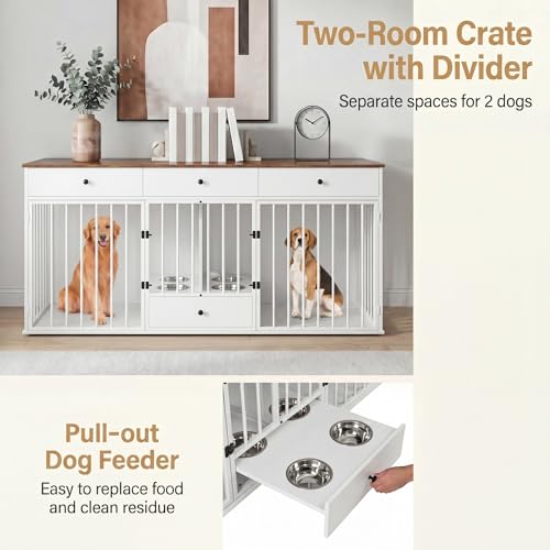 Double Dog Crate Furniture, view 5