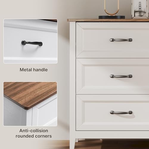 47.2" W Drawer Dresser, 6 Chest of Drawers, Dresser for Bedroom, view 6