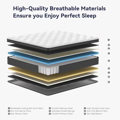 Full Size Mattress, Full Mattresses in a Box 12 Inch, view 6