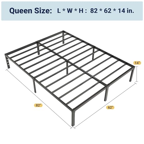 Queen Metal Bed with Storage Black, view 3