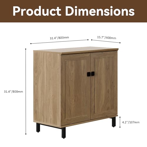 Buffet Sideboard Cabinet Farmhouse Modern 2 in 1 Storage Cabinet, view 3